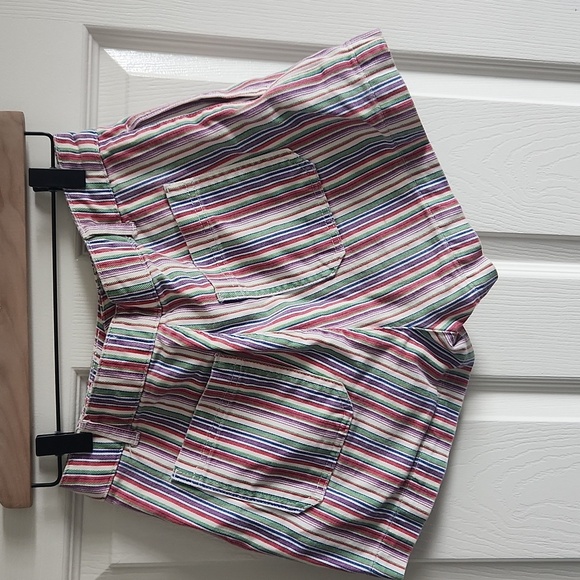 Urban Outfitters Lisbon High Rise Women's Striped Shorts BDG Size 4 - Picture 8 of 9